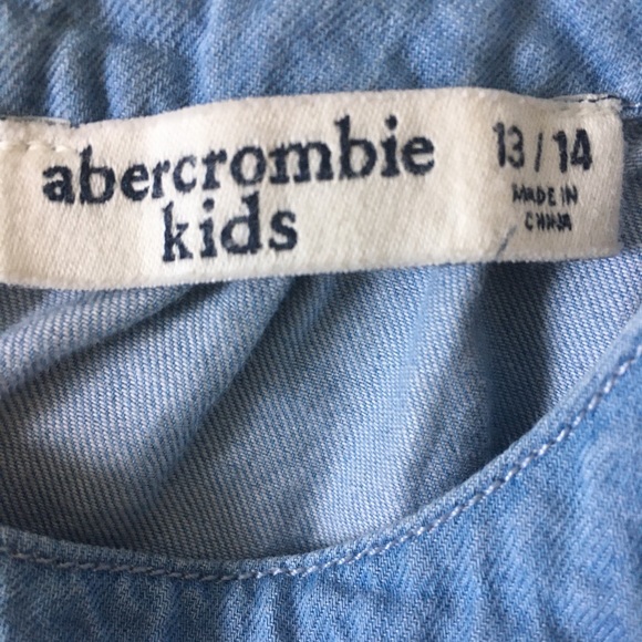 Abercrombie Kids faux denim tank top: - Picture 3 of 4
